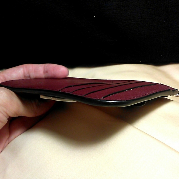 BNWOT KATE SPADE DOGGY FACE CARD HOLDER BLACK PINK WHITE & BROWN PEARL EYES - Picture 2 of 6